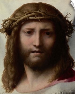 Head of Christ, by Correggio, c.1525-30, Italian Renaissance painting