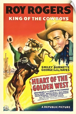 Heart Of The Golden West - Vintage Movie Poster