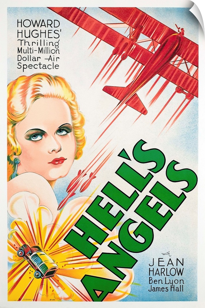 Hell's Angels - Vintage Movie Poster