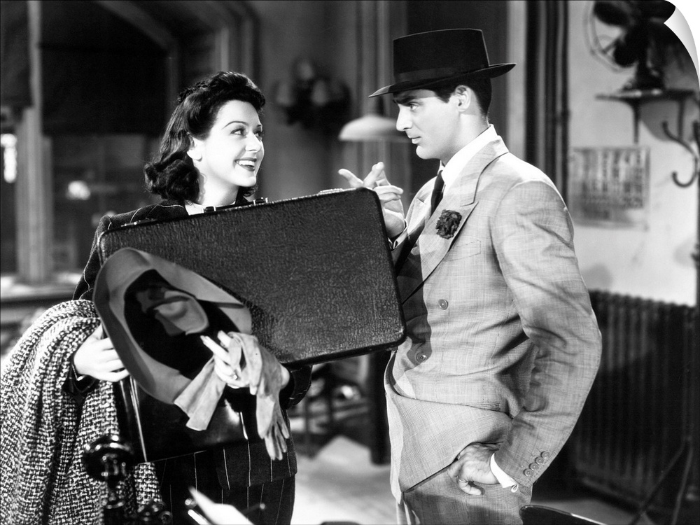 His Girl Friday, From Left: Rosalind Russell, Cary Grant, 1940.