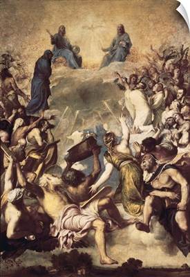 Holy Trinity. 1553-54. By Titian. Prado Museum. Madrid, Spain