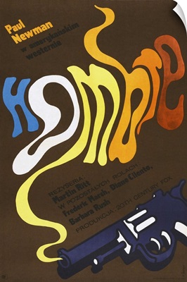 Hombre - Vintage Movie Poster (Polish)