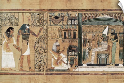 Horus leading Ani to the presence of Osiris