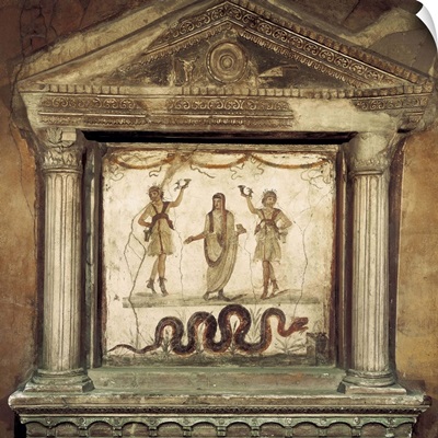 Household shrine, Roman art