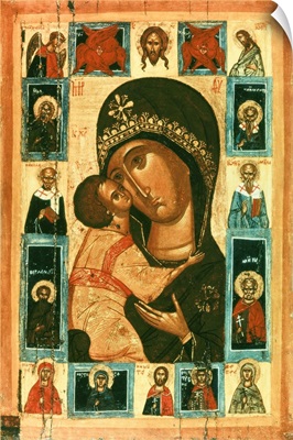 Icon of the Virgin of the Tenderness. Russian school