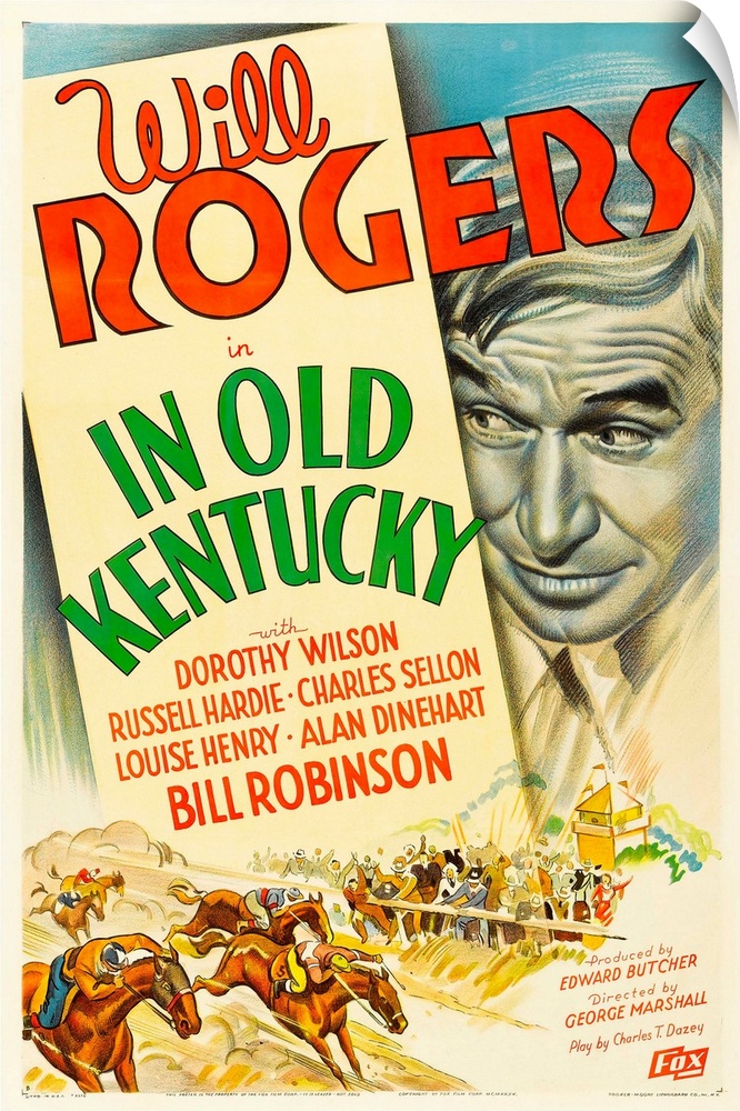 In Old Kentucky - Vintage Movie Poster