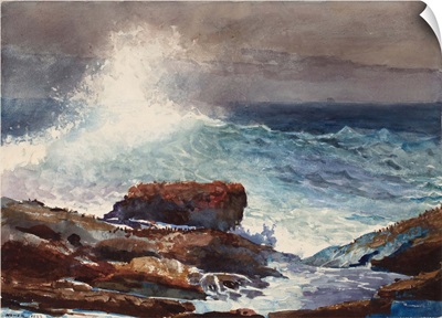 Incoming Tide, Scarboro, Maine, by Winslow Homer, 1883, American painting