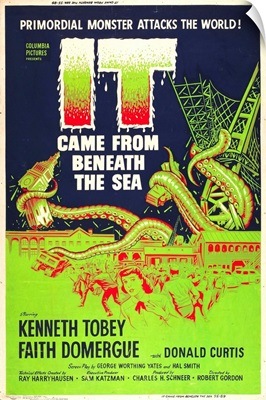 It Came From Beneath The Sea - Vintage Movie Poster