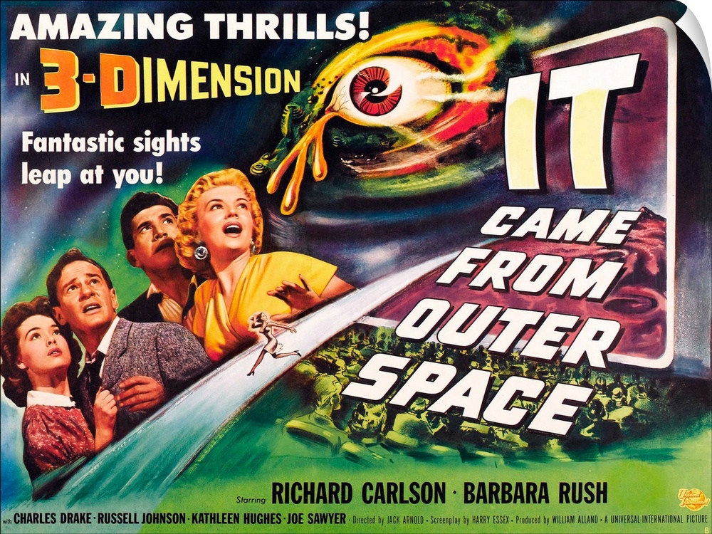 It Came From Outer Space - Vintage Movie Poster