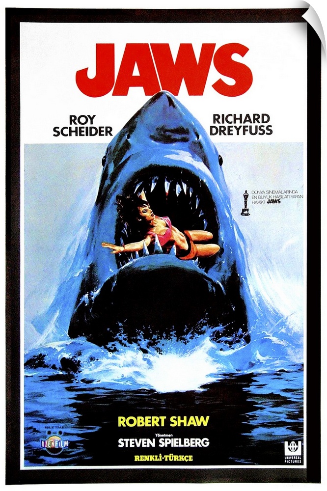 Jaws, Turkish Poster Art, 1975.