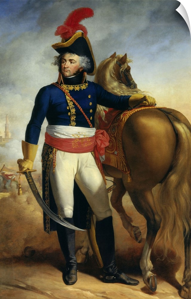 Antoine Ansiaux, French School. Portrait of Jean-Baptiste Kleber, General of the Eastern Army. 1804. Oil on canvas, 2.49 x...