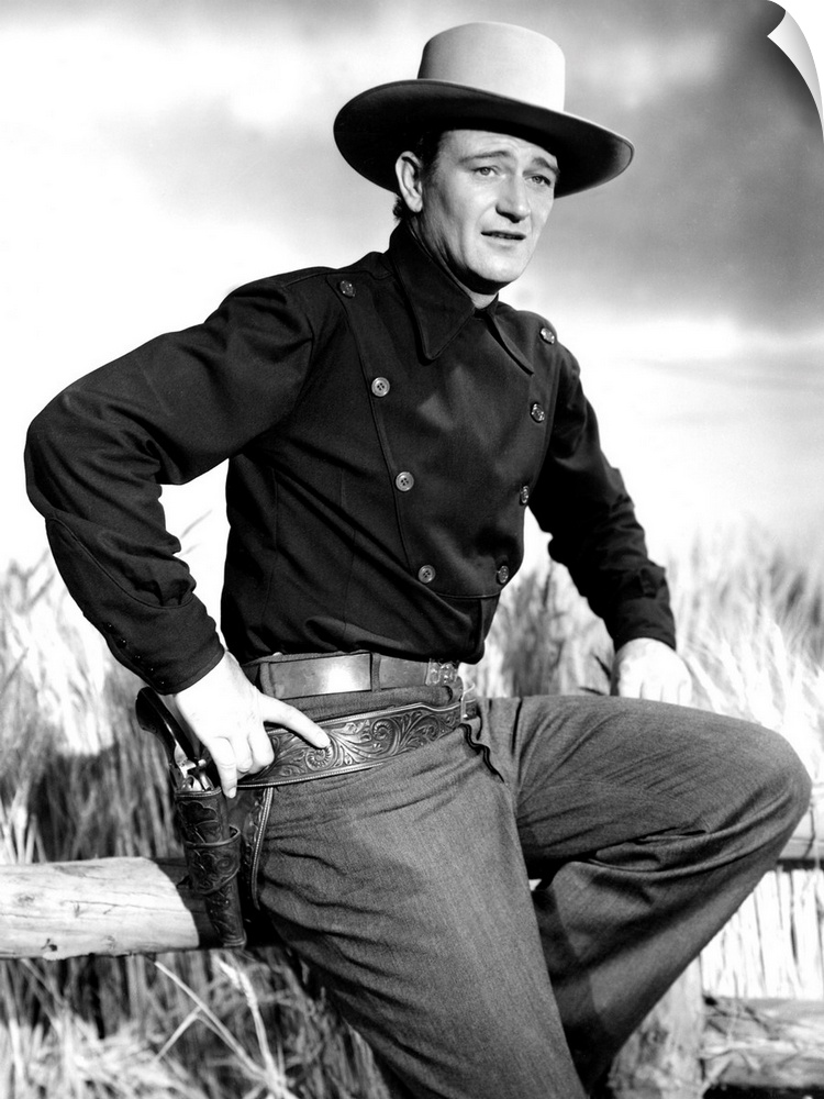 John Wayne in Angel and the Badman - Vintage Publicity Photo