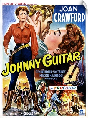 Johnny Guitar, Belgian Poster Art, 1954