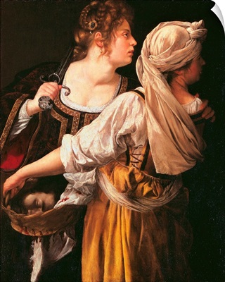 Judith And Her Maidservant (Judith With Holofernes Head), 1615