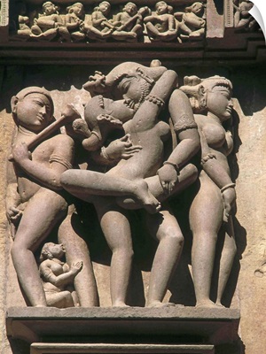 Kamasutra scene, Indian art