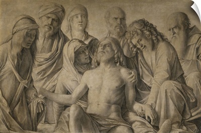 Lamentation Over the Dead Christ, Renaissance drawing by Giovanni Bellini, 1500