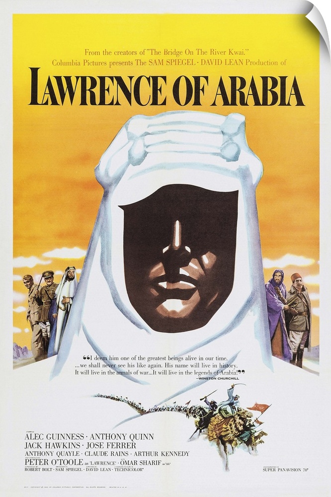 Lawrence Of Arabia, Poster Art, 1962.
