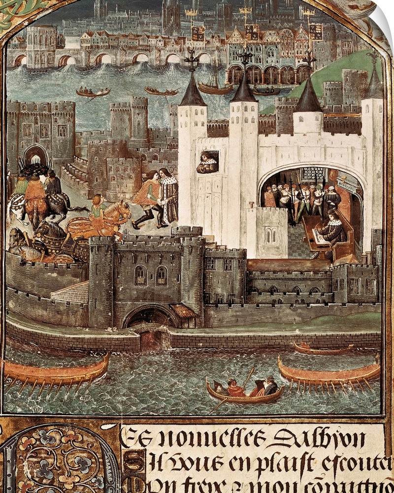 London and the Thames (15th c.) Gothic art