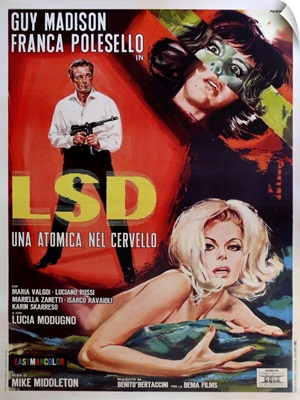 LSD: Flesh Of The Devil, Italian Poster Art, 1967