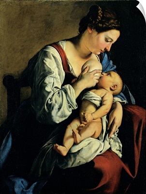 Madonna and Child, by Orazio Gentileschi, 1609, National Museum of Art, Romania
