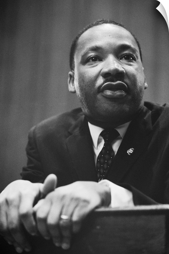 Martin Luther King at a press conference in Washington, D.C. on March 26, 1964.