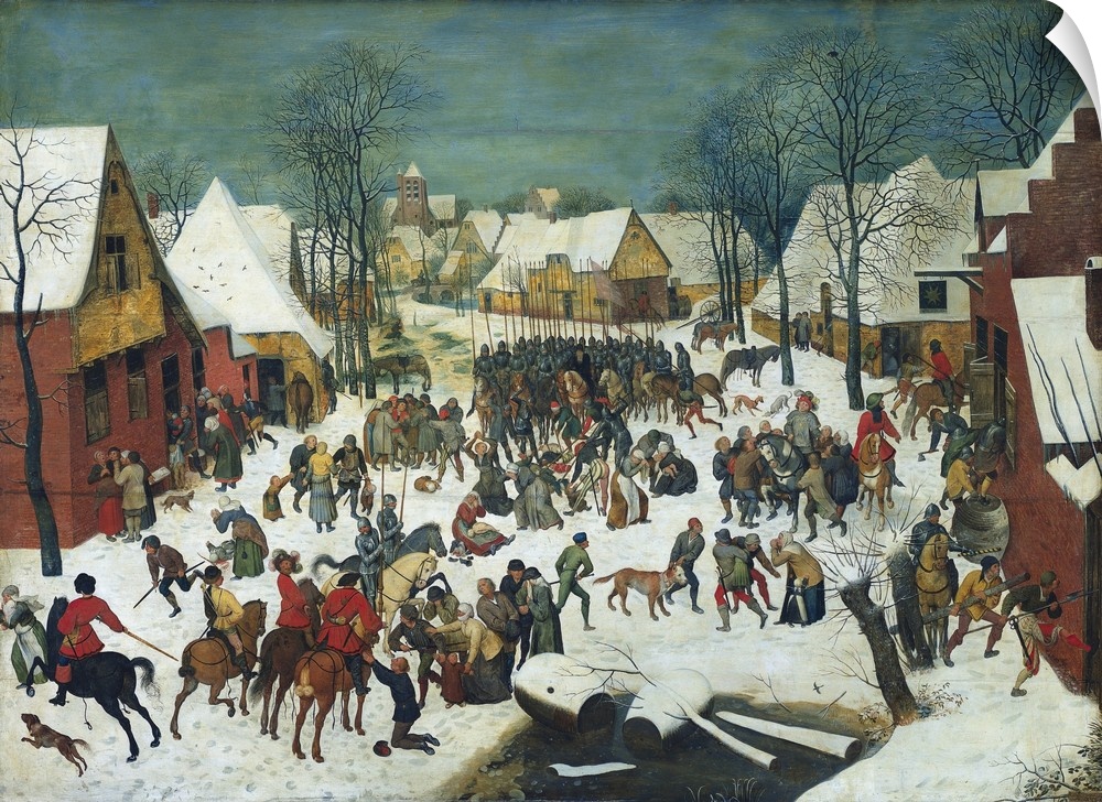 Breugel, Pieter, The Elder, called Peasant Bruegel (1525-1569). Massacre of the Innocents. 1560s. Work belonging to Rudolf...
