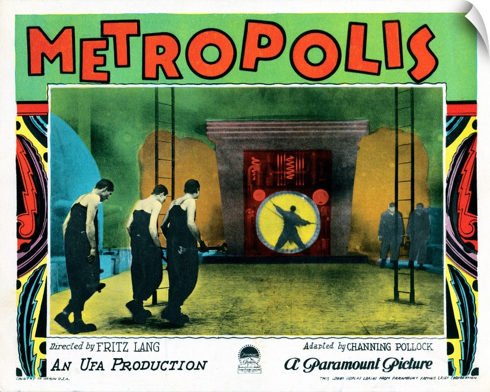 Metropolis, Lobbycard, 1927.