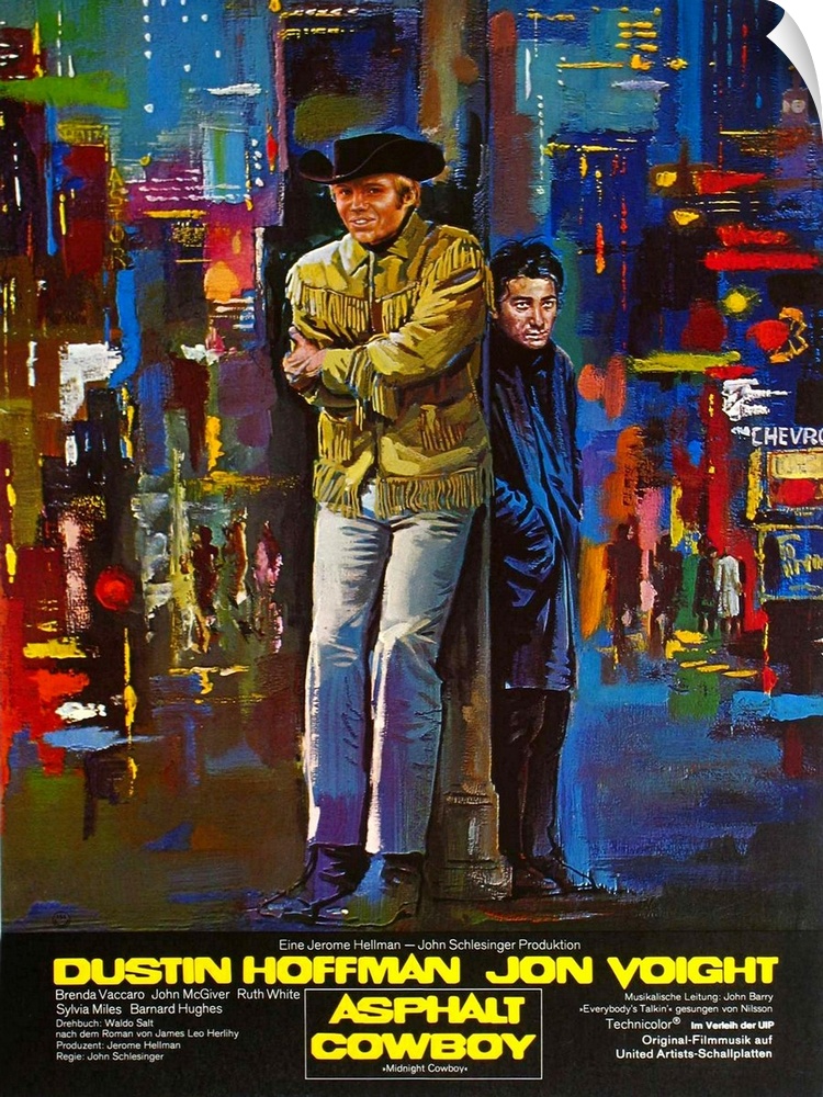 Midnight Cowboy, (aka Asphalt Cowboy), From Left: Jon Voight, Dustin Hoffman, 1969.