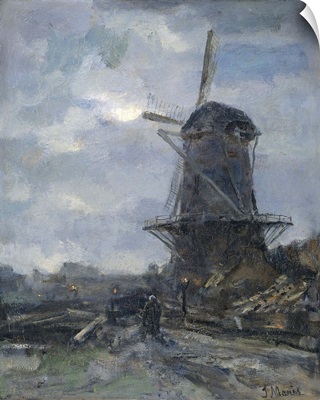 Mill at Moonlight. By Jacob Maris, c. 1899