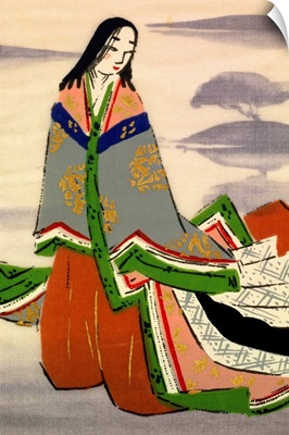 Minasaki Shikibu, Author of the Classic 'Tale of Genji,' Novel of Heian Period