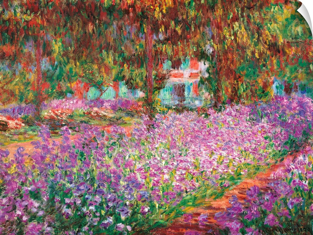 Monets Garden at Giverny, by Claude Monet, 1900, 20th Century, oil on canvas, cm 81 x 92 - France, Ile de France, Paris, M...