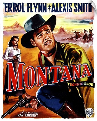 Montana, Alexis Smith, Errol Flynn, 1950