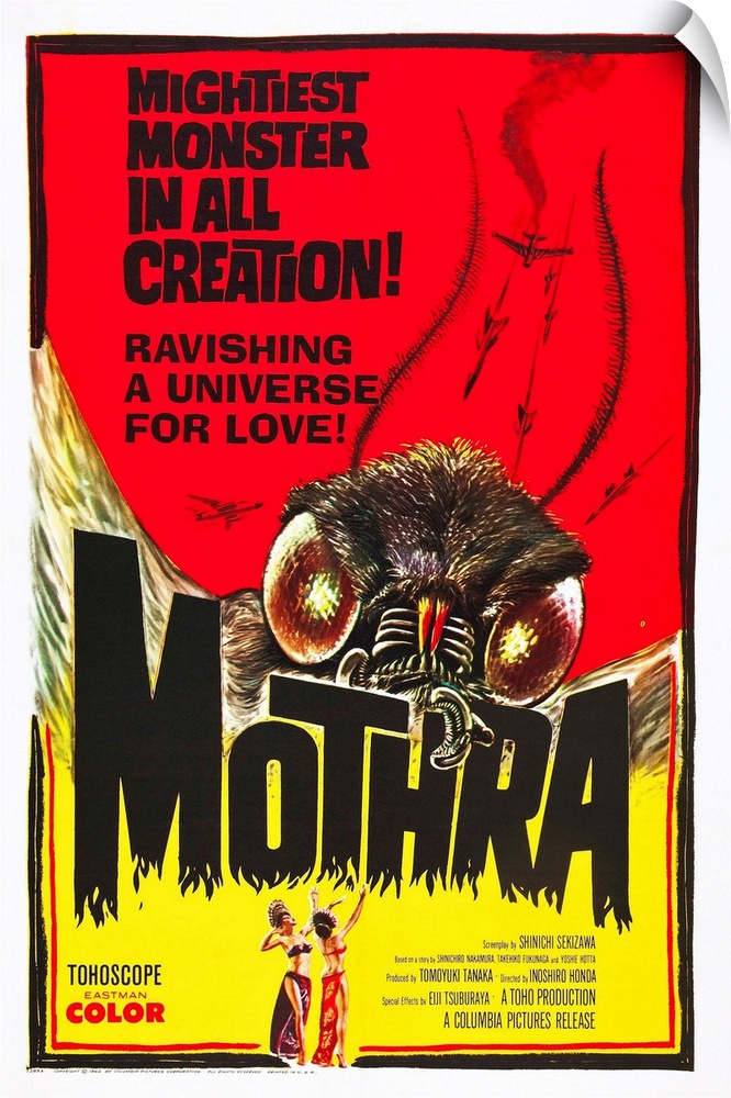 Mothra - Vintage Movie Poster