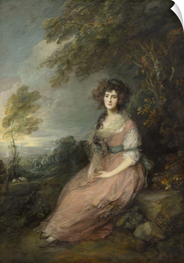 Mrs. Richard Brinsley Sheridan, by Thomas Gainsborough