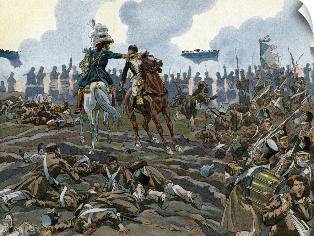 Jacques Marie Gaston Onfray de Breville, known as JOB (1858-1931). At the Battle of Borodino, Joachim Murat prevents retir...