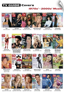 Music (1970s - 2000s), TV Guide Covers Poster, 2020