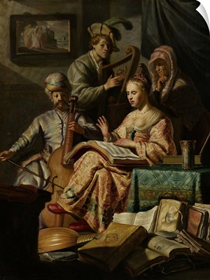 Musical Company, by Rembrandt van Rijn, 1626