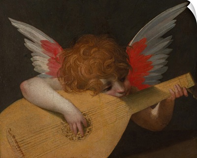 Musician Angel, Renaissance painting by Rosso Fiorentino, 1521