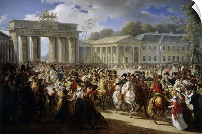 Napoleon Enters Berlin, at Brandenburg Gate, Oct, 27, 1806