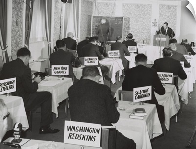 National Football League draft meeting in New York, Nov 28, 1964