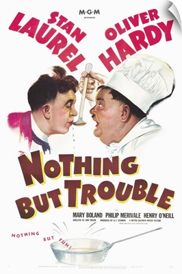 Nothing but Trouble - Vintage Movie Poster