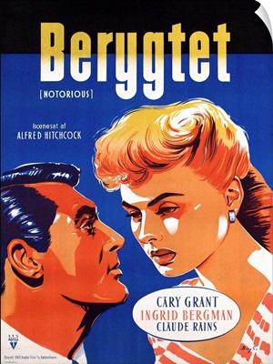 Notorious, Cary Grant, Ingrid Bergman, 1946