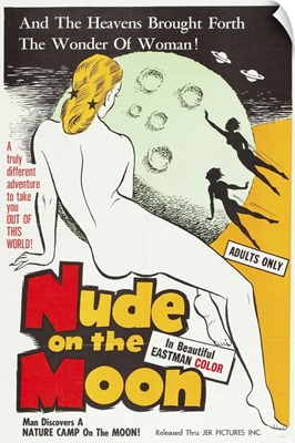 Nude on the Moon - Vintage Movie Poster
