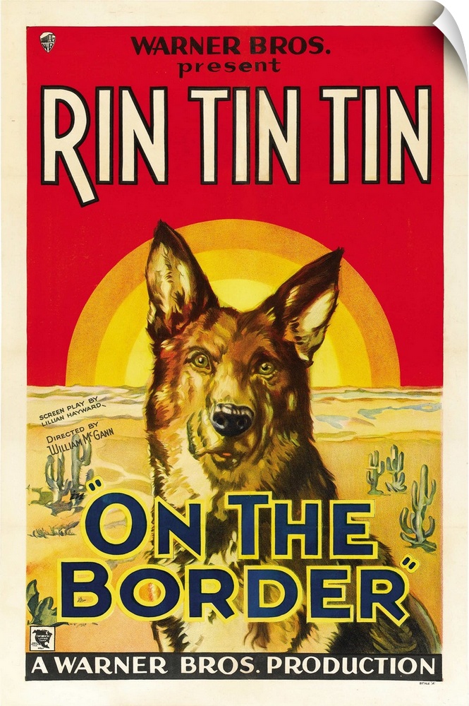 On The Border - Vintage Movie Poster