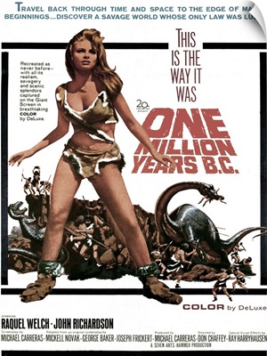 One Million Years B.C. - Vintage Movie Poster