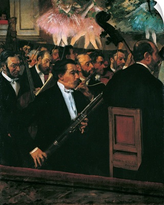 Orchestra At The Opera House, 1868-1869. Musee D'Orsay, Paris, France