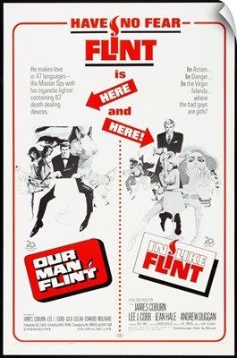 Our Man Flint/In Like Flint - Vintage Movie Poster