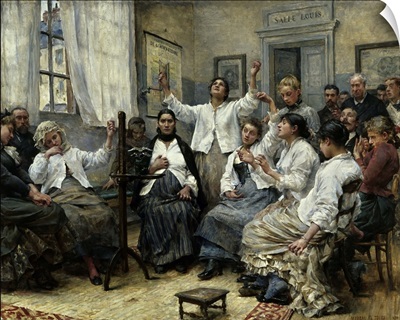 Patients in a State of Fascination at La Charite Hospital, Paris, 1889