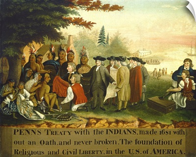 Penn's Treaty with the Indians, by Edward Hicks, 1840-44