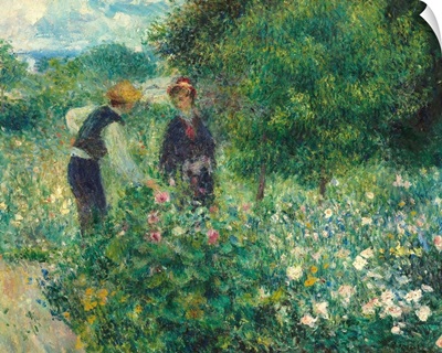 Picking Flowers, by Auguste Renoir, 1875